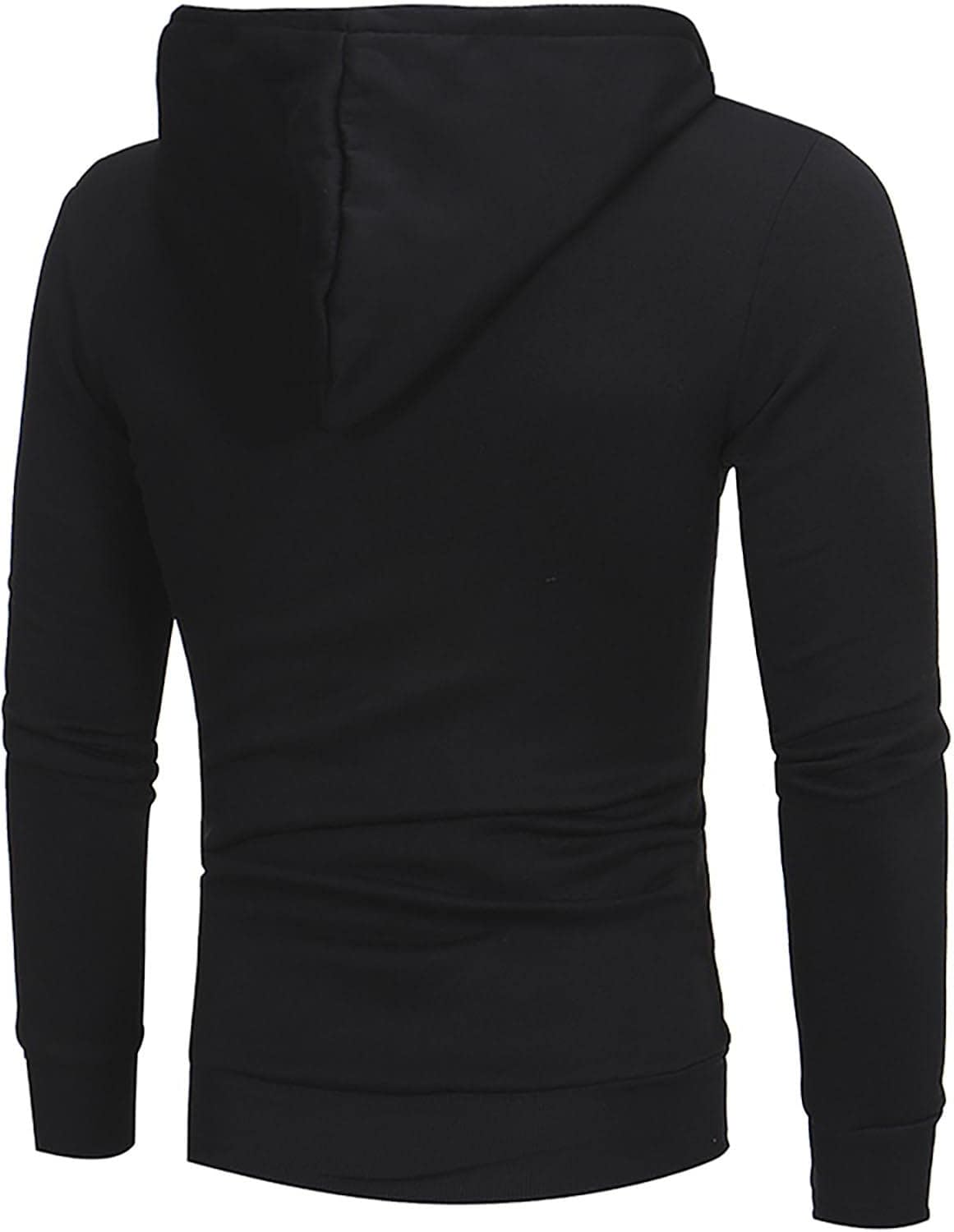 Men Hoodies Pullover Inclined Zipper Sweater Sports Casual Men's Hooded Long Sleeve Cardigan Coat Sweatshirt