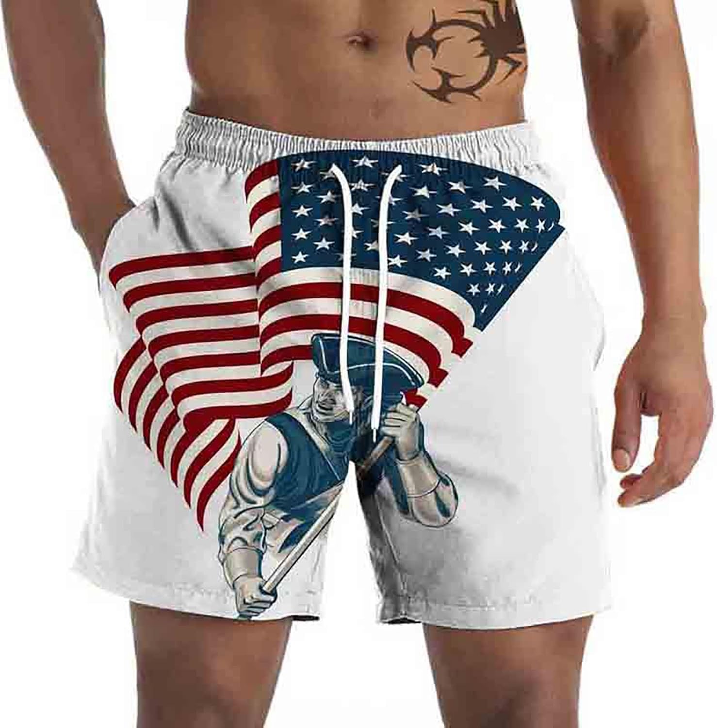 Funny Swim Trunks for Men Adult Humor Men's Athletic Shorts Cotton Lined Mens Swim Trunks Athletic Shorts Men